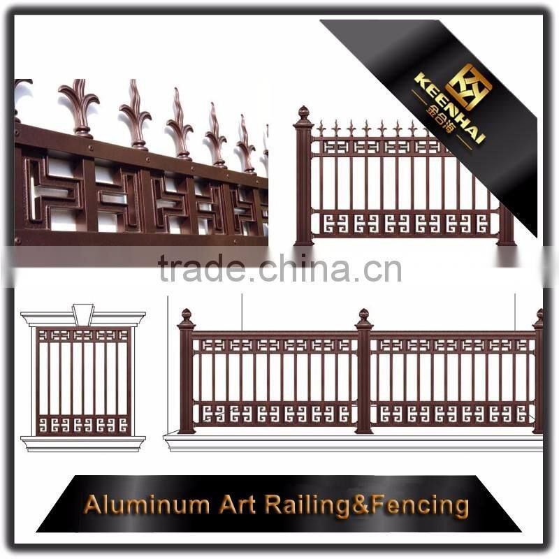 Powder Coated Decorative Outdoor Villa Garden Fence of Aluminum