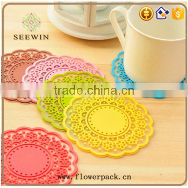 silica gel coaster cup mat for sale