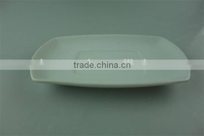 cheap square ceramic novelty personalized gravy boat with saucer