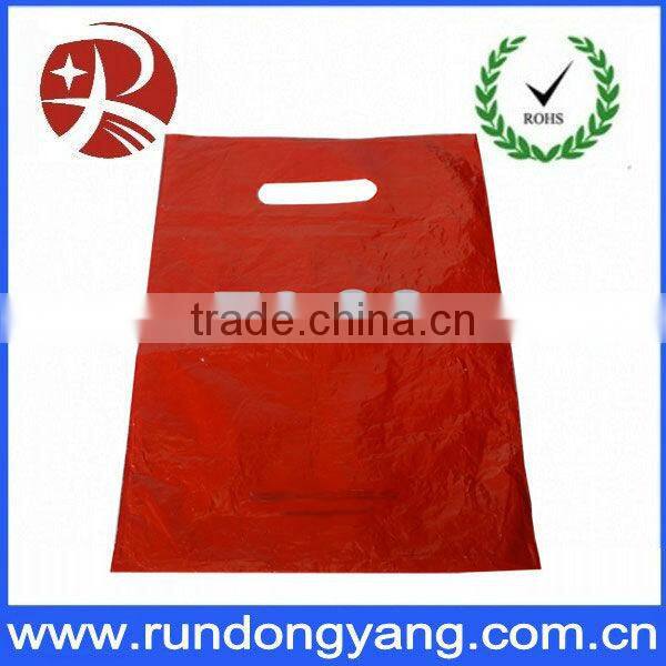 Custom printing plastic shopping bag for garment packing