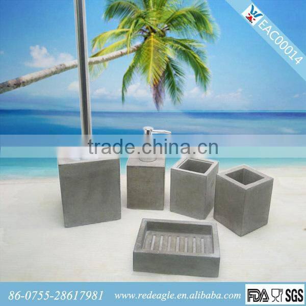 3pcs set glass bathroom accessories sets