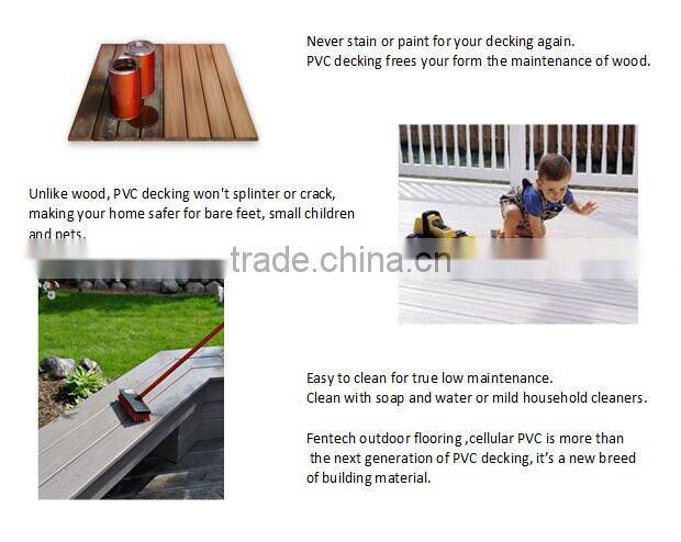 Waterproof Skidproof Plactic Outdoor Veneer Decking
