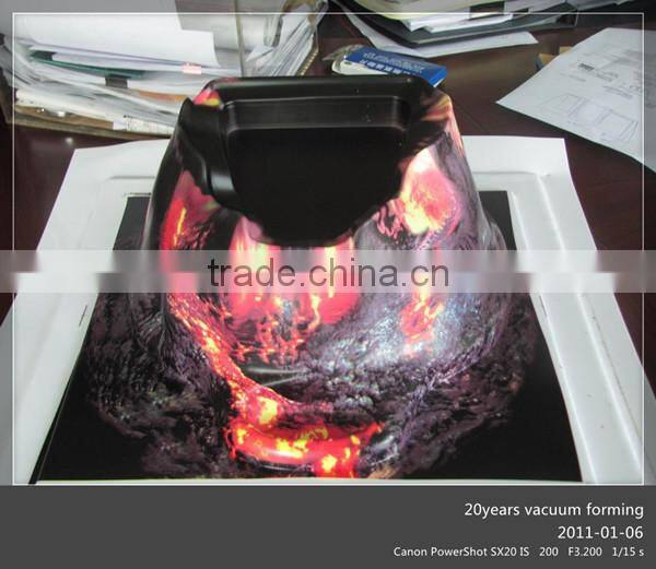 Customized Distortion printing vacuum forming
