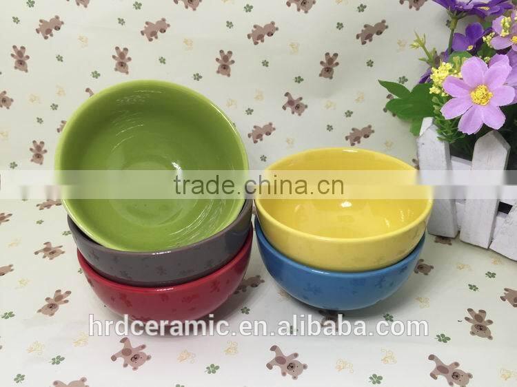 Stocked Ceramic Bowl Ceramic Salad Bowl Ceramic popcorn bowl