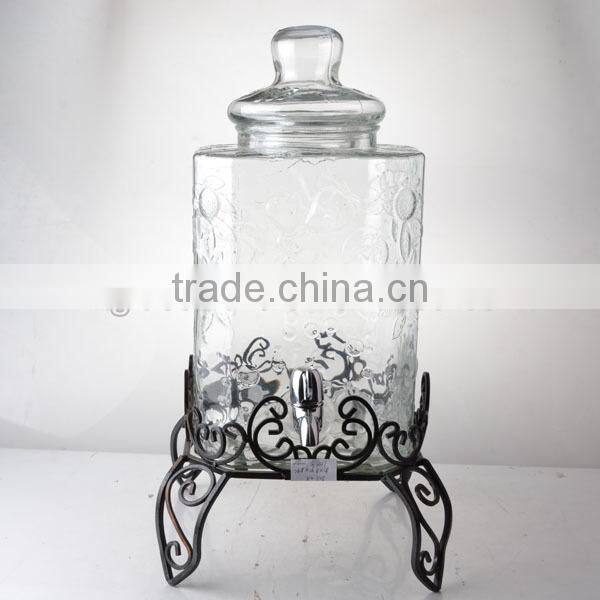 home storage wholesale mini glass bottle pump dispenser soft drink dispenser