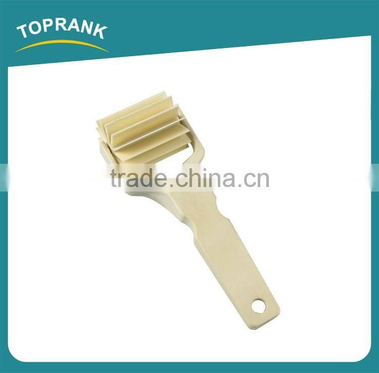 Toprank BSCI Factory High Quality Fondant Embossing Noodle Cutter Roller,Cake Decoration Rotating Roller Lattice Pastry Cutter