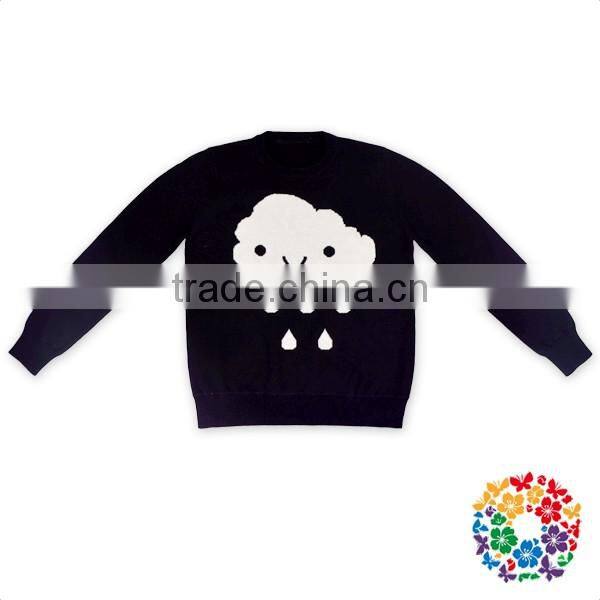 Pink White Knit Cotton 3/4 sleeves Ruffle Raglan Shirts