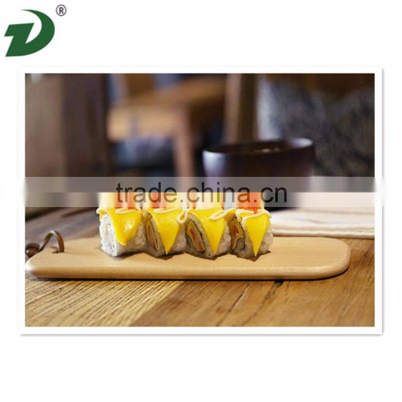 Wholesale Wood Tea And Coffee Food Tray Long Bread Serving Tray