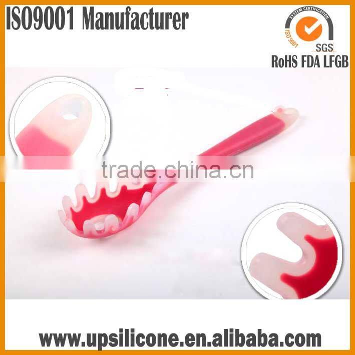 High quality kitchen plastic utensil set colorful spoon and spatula