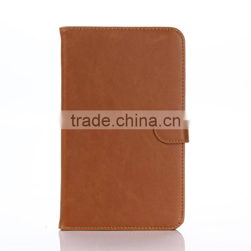 High quality crazy-horse PU card bumper/pocket cell phone case for Samsung Tablet