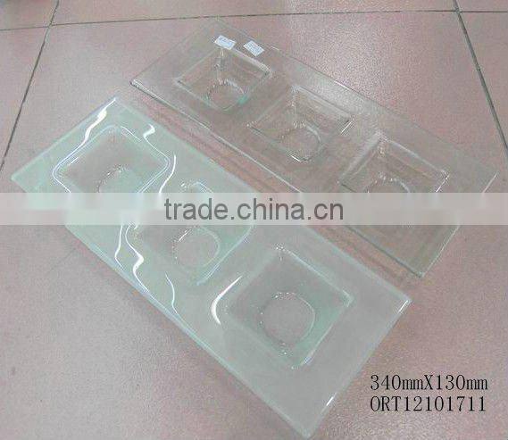 hot melt temper glass plate