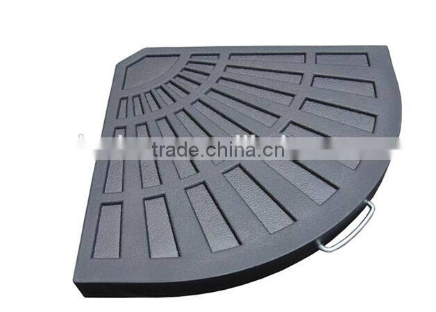 14KGS Patio Umbrella Cross Base Resin Plate