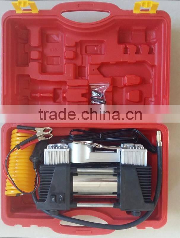 Automatic Truck Tire Inflation Tyre Inflator Car Air Compressor Portabe 12v DC Mini Air Pump