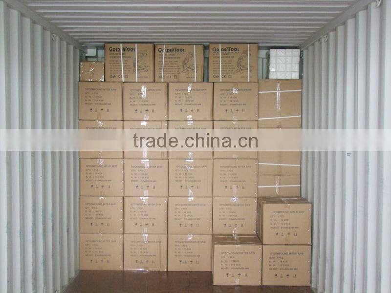 1800w Long Life Induction Motor Electric Power Wood Aluminum Cutting Machine 255mm Slide Compound Mitre Saw