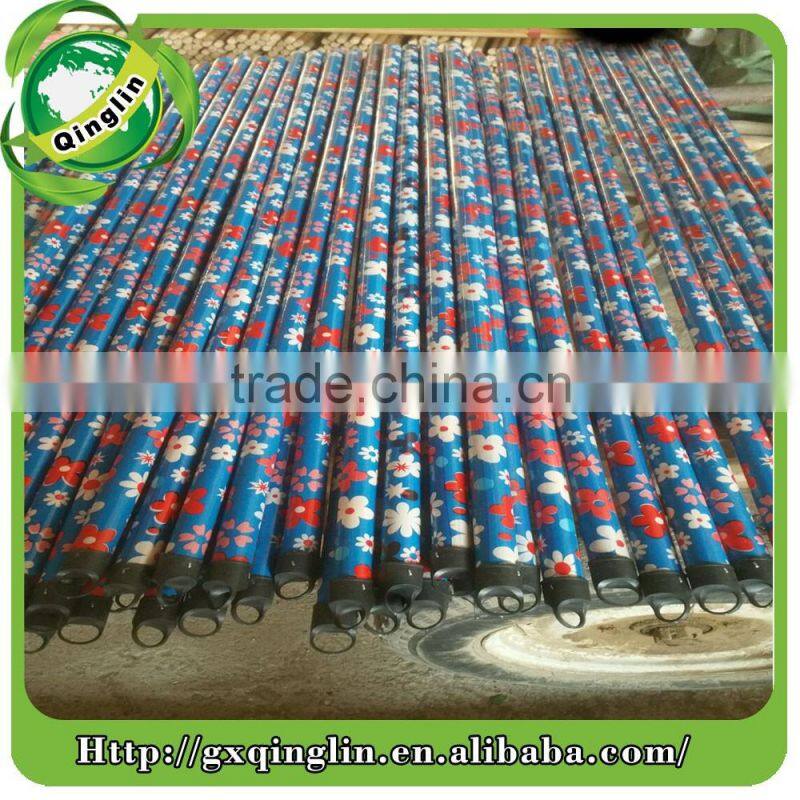 Plain Wood Handle PVC Coated No Treating, PVC Coated Wooden Broom Handles, PVC Coated Wood Poles