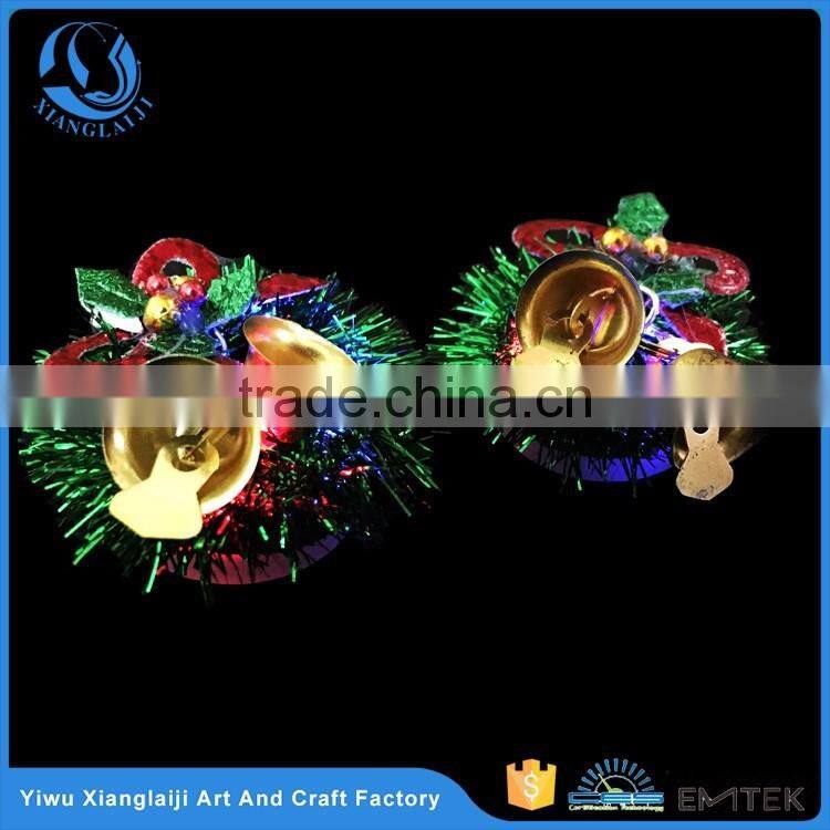 christmas angle lighted battery children earrings