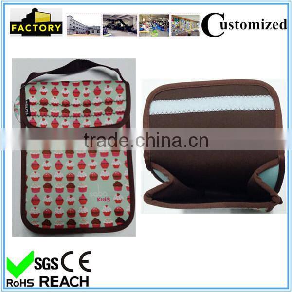 kids insulated neoprene lunch bag