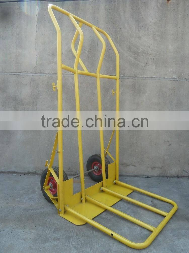 steel material heavy duty hand truck with removable extensive toe plate