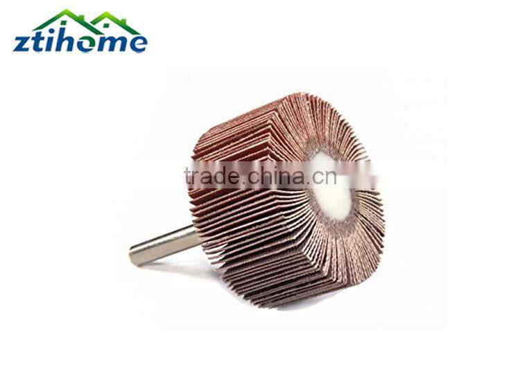 Flap Wheel with shaft 30*30mm P80 with sanding cloth and non-woven