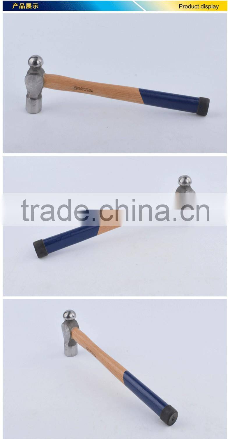 high quality wooden handle ball pein hammer