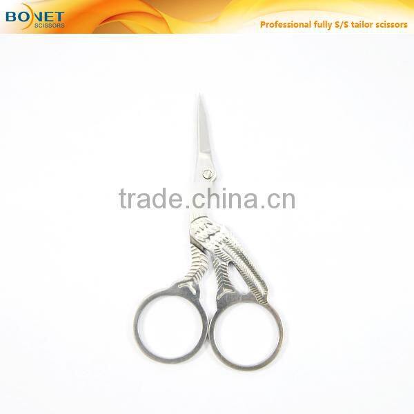 SEM0001S CE Certificated 3-5/8" Professional fully S/S mini thread stork scissors