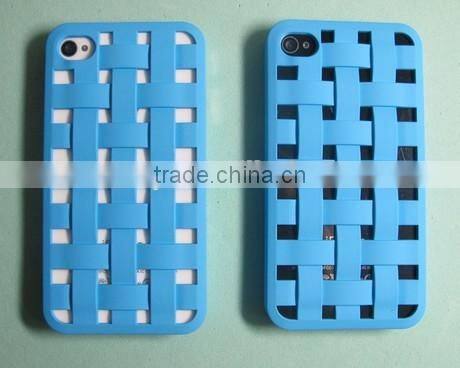 Knit lines hollow out mobile phone hard case for iphone