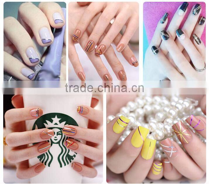 DIY Nail Art Decoration 3D colorful Nail Tape nail art stripe tape