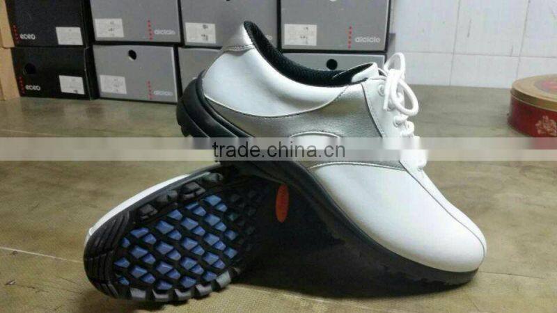 Custom design and logo made mens golf shoes