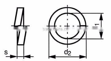 Grade2 Factory Price DIN127 Titanio Spacer by LIUWEI
