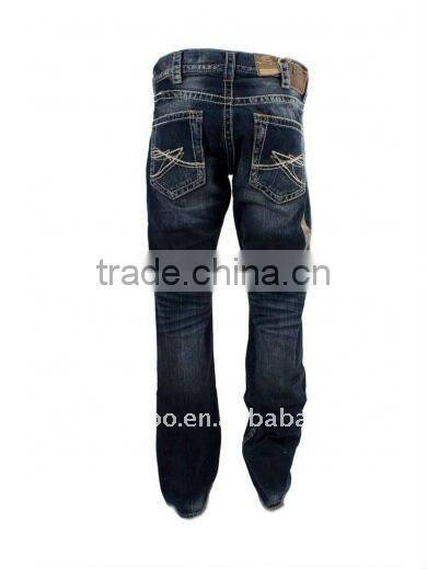 2017 Mens 98%cotton 2%spandex woven fashion jeans