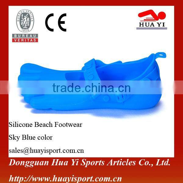 Comfortable summer silicone beach shoes water