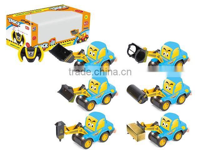 2014 new design rc construction toy trucks excavator hot sale