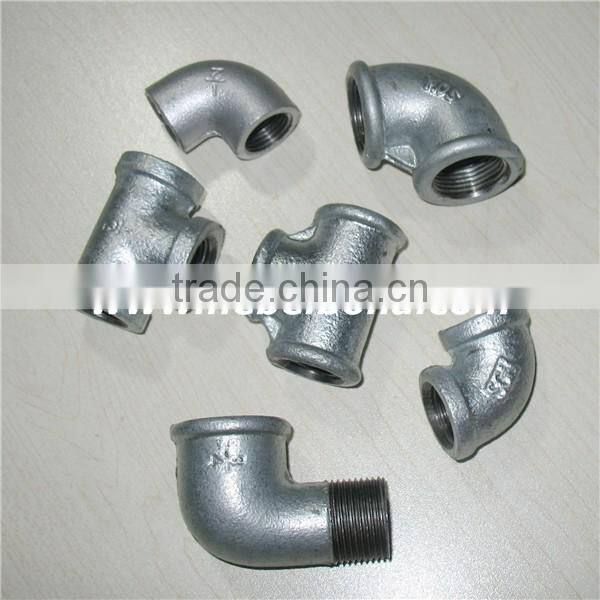 High Pressure Malleable Iron Oil And Gas Pipe Fittings