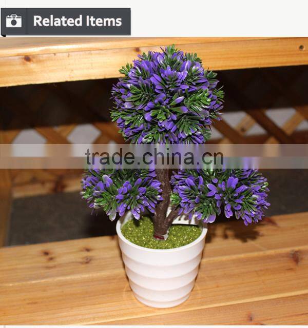 Ceramic mushroom-shaped for secretaire decoration potted plant