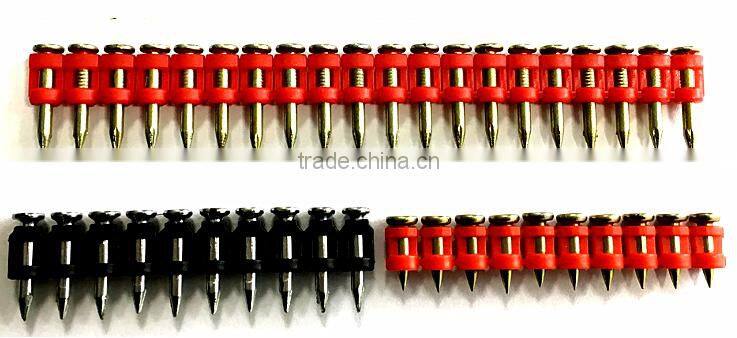 Factory Manufaturer Supply plastic strip nails / Electro galvanized gas pins nail