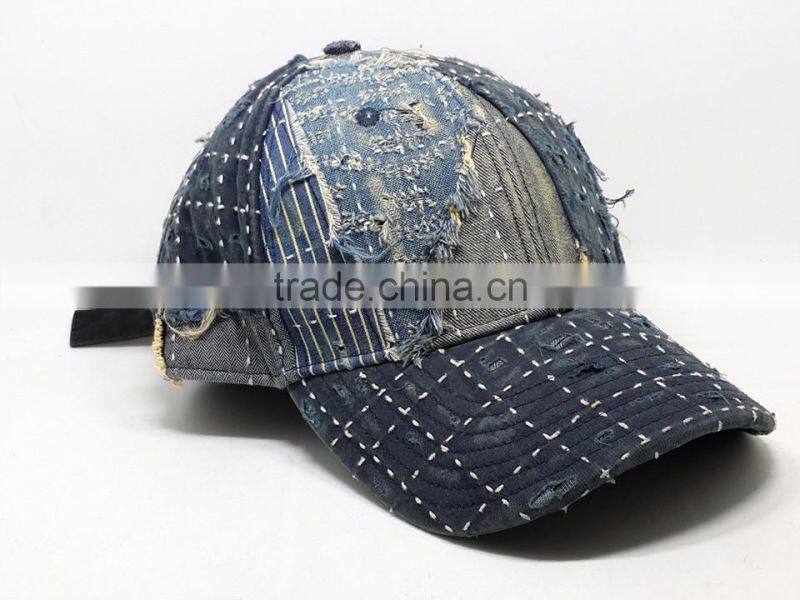 2017 100% cotton washed distressed baseball hats