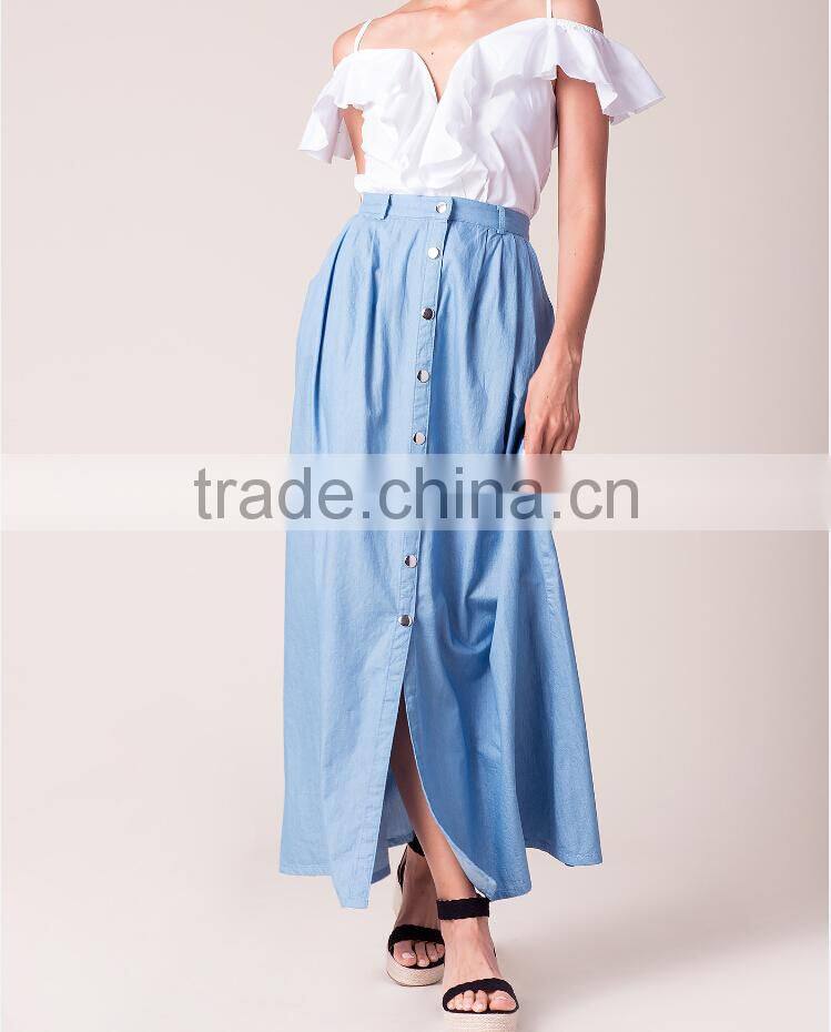 Long belt loops maxi design latest skirt design pictures