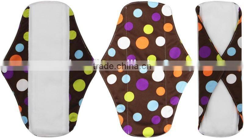 Reusable Waterproof women's Menstrual cloth pads