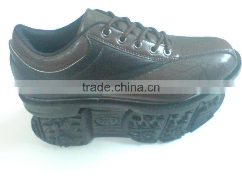 high top brand golf shoes with spike use rubber and genuine leather for men and women business sports