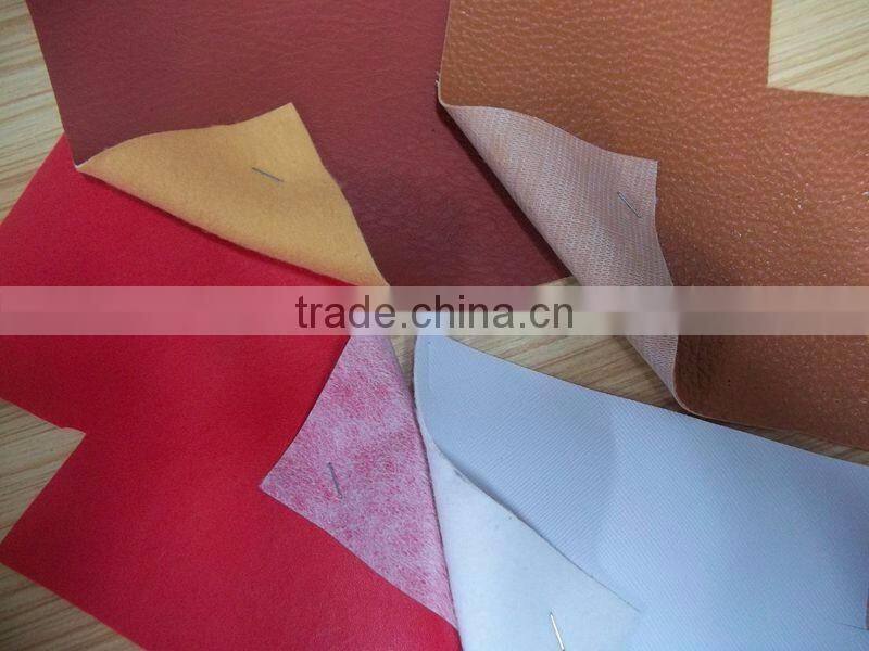 B Grade Pvc Artificial Leather Stocklot for Shoes and Bags
