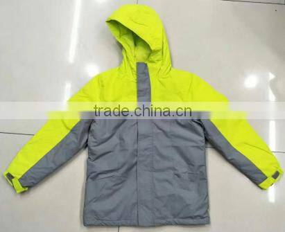 Cheap boys winter outdoor jacket with hood stocklots