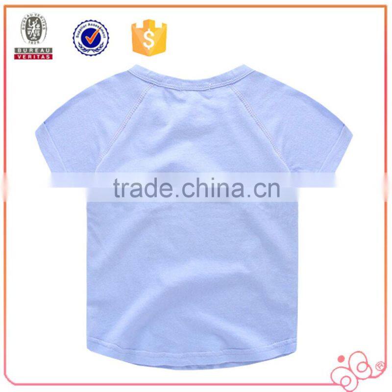 OEM service customized kid t-shirt 100% cotton cute kid clothes