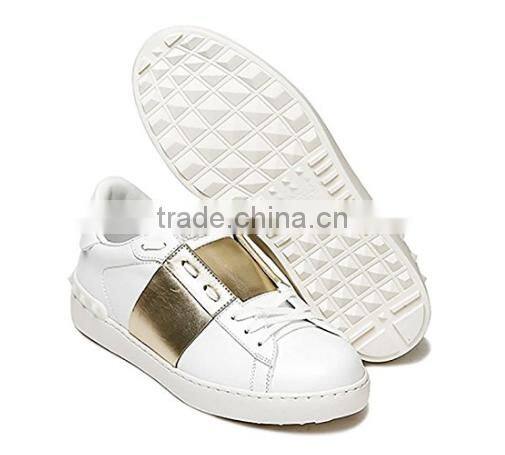 Adult white black leather sneakers shoe liquidation closeouts