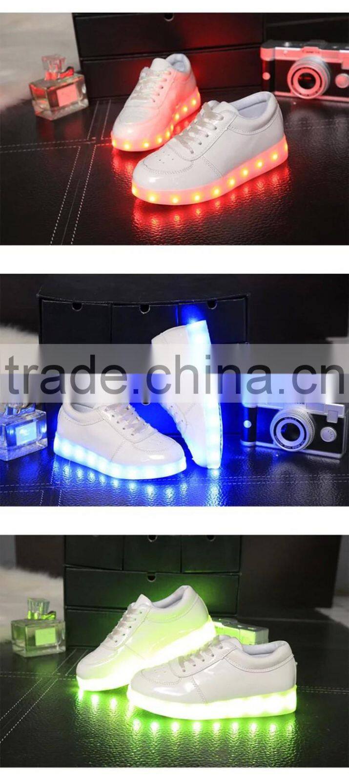 HFR-TS-46-11 2016 hot sale rechargeable italian leather baby shoes