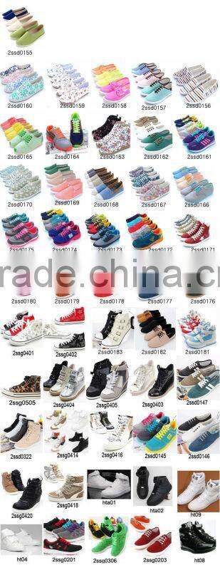 2ssd0195 Hidden wedge heel fashion sneakers