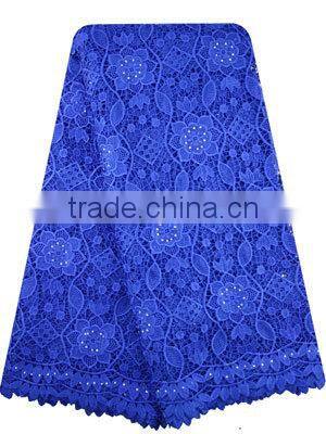 2016 African Wedding Dress Guipure Lace With Stones CP0118