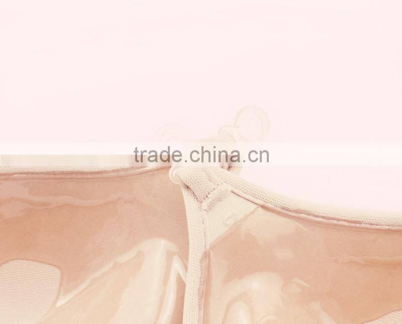 Sexy seamless self adhensive invisible lace bra