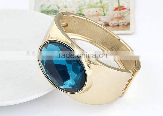 The bracelet exaggerated personality leopard horsehair openings