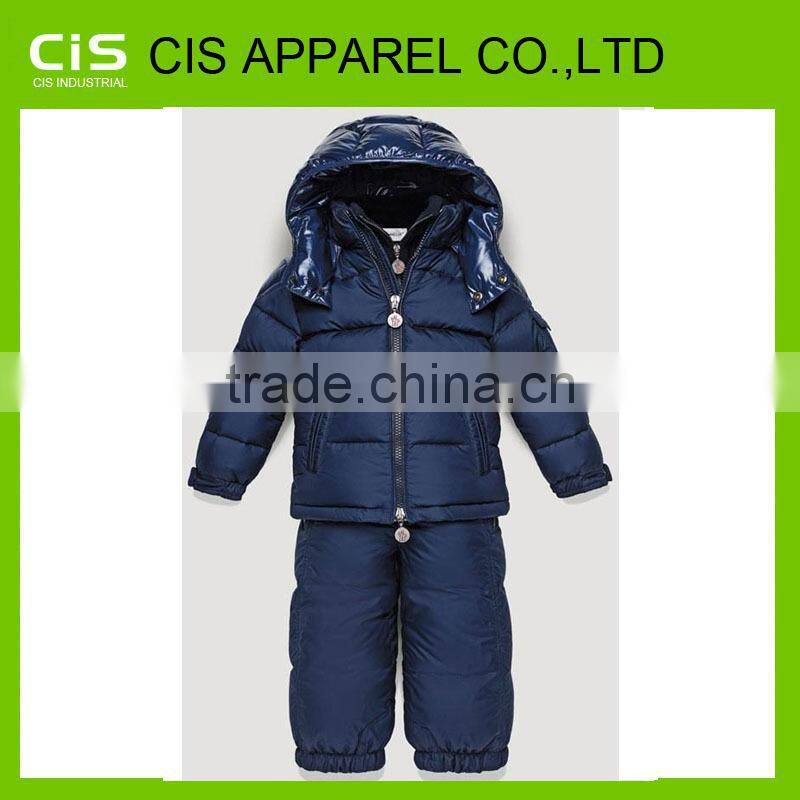 plain dyed winter kids ski jackets