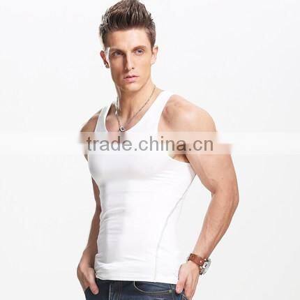 Dry Slim Fit Polyester Spandex Blank A-shirt